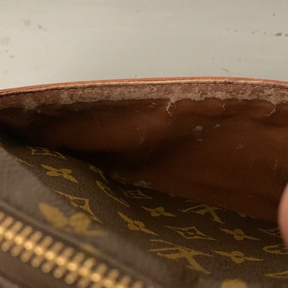 Louis Vuitton Monogram Crossbody Bag in Brown and Tan - Picture 12 of 15